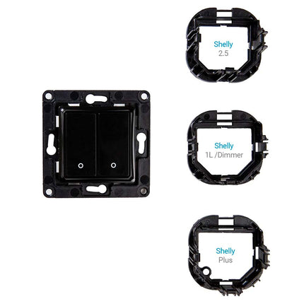 Shelly Wall Switch 2 – Slimme inbouwschakelaar